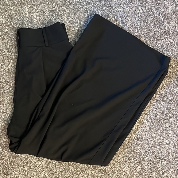 Black flair polyester pants - Medium - Picture 2 of 3